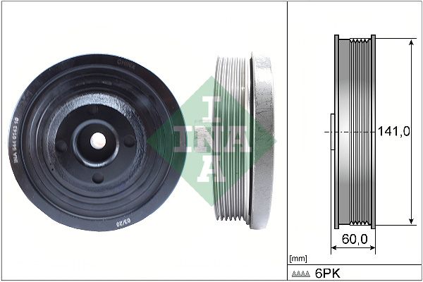 Schaeffler INA 544 0143 10 Belt Pulley, crankshaft