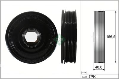 Belt Pulley, crankshaft Schaeffler INA 544 0187 10