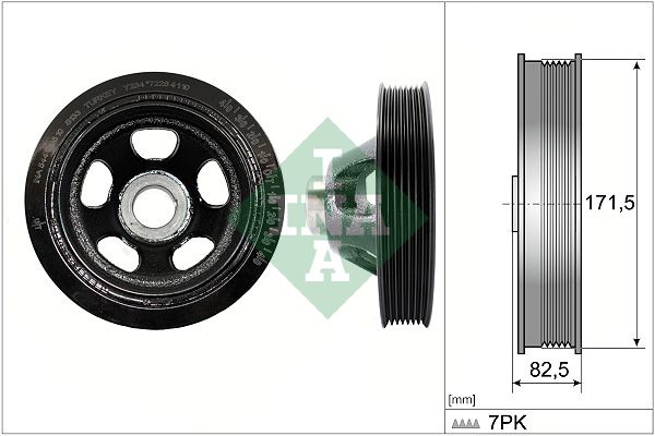 Schaeffler INA 544 0195 10 Belt Pulley, crankshaft