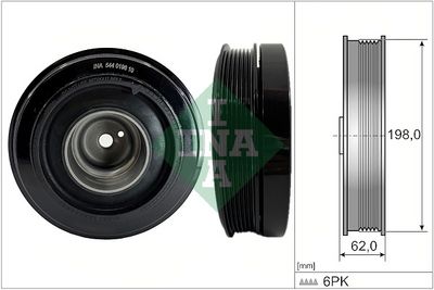 Belt Pulley, crankshaft Schaeffler INA 544 0196 10