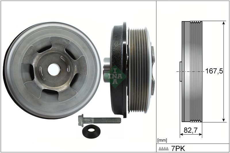 Schaeffler INA 544 0601 20 Belt Pulley Set, crankshaft