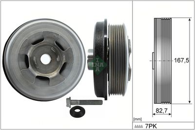 Belt Pulley Set, crankshaft Schaeffler INA 544 0601 20