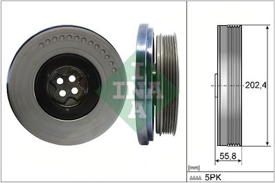 Belt Pulley, crankshaft Schaeffler INA 544 0603 10