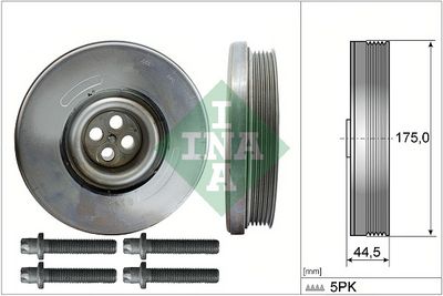Belt Pulley Set, crankshaft Schaeffler INA 544 0604 20