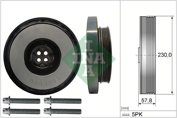 Schaeffler INA 544 0605 20 Belt Pulley Set, crankshaft