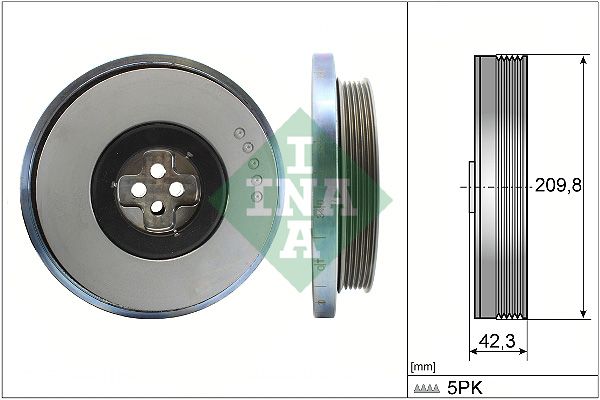 Schaeffler INA 544 0606 10 Belt Pulley, crankshaft