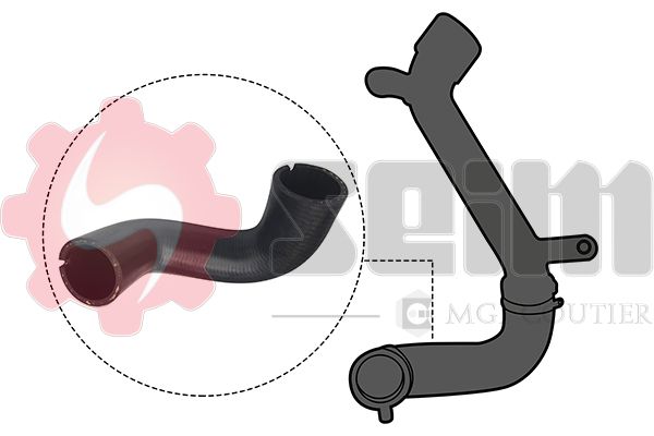 SEIM 981168 Charge Air Hose