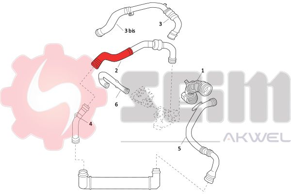SEIM 981527 Charge Air Hose