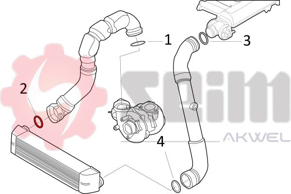SEIM 981713 Charge Air Hose