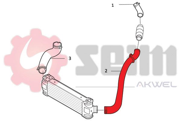SEIM 981806 Charge Air Hose