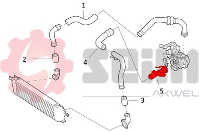 Charge Air Hose SEIM 981874