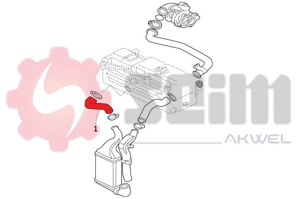 SEIM 981879 Charge Air Hose