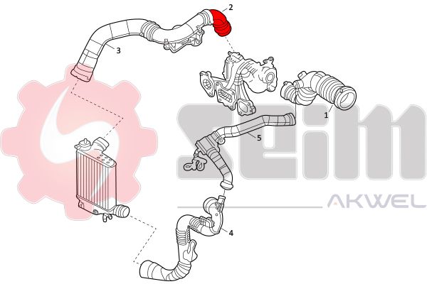 SEIM 981905 Charge Air Hose