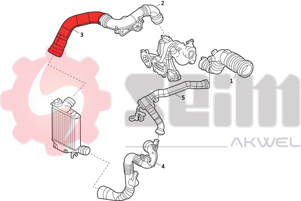 SEIM 981906 Charge Air Hose