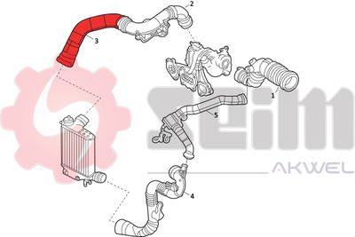 Charge Air Hose SEIM 981906
