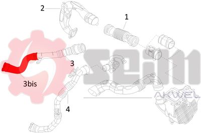 Charge Air Hose SEIM 981907
