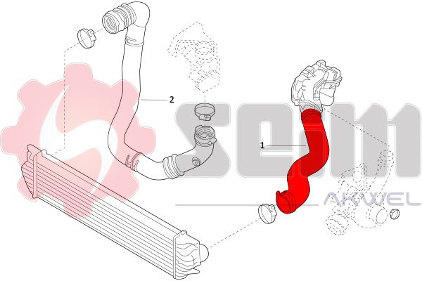 SEIM 981911 Charge Air Hose