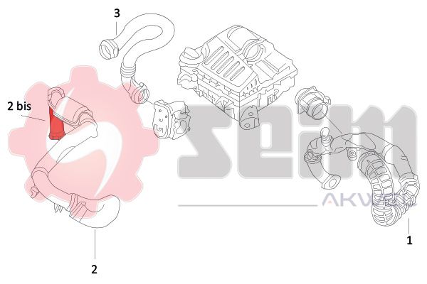 SEIM 982028 Charge Air Hose