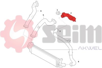 Charge Air Hose SEIM 982039