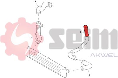 Charge Air Hose SEIM 982076