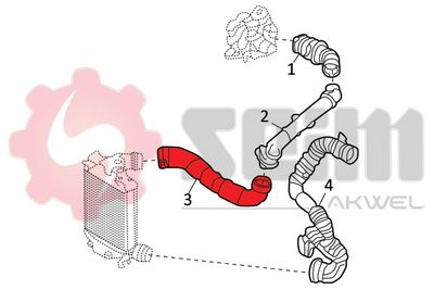 Charge Air Hose SEIM 982129
