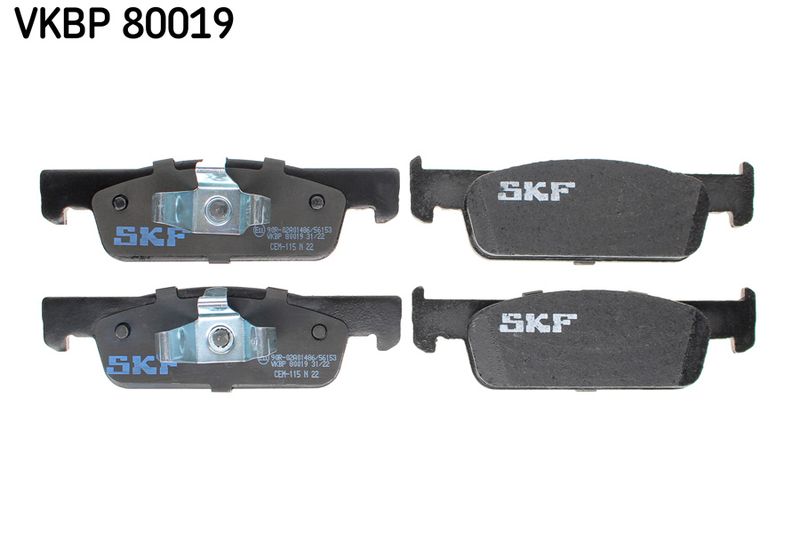 SKF VKBP 80019 Brake Pad Set, disc brake