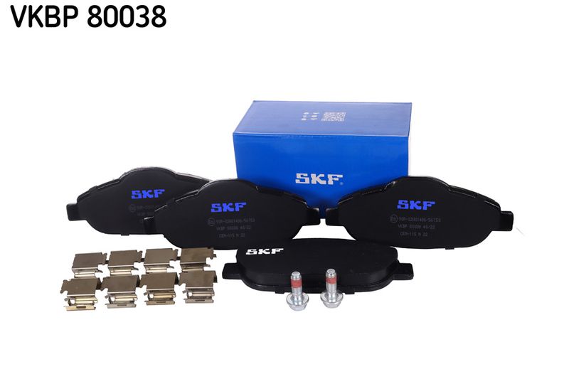 SKF VKBP 80038 Brake Pad Set, disc brake