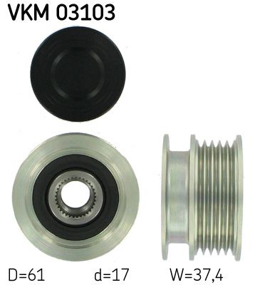 SKF VKM 03103 Alternator Freewheel Clutch