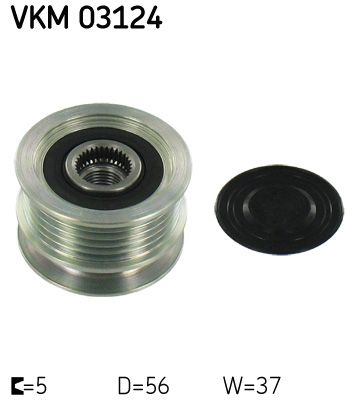 SKF VKM 03124 Alternator Freewheel Clutch