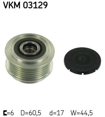 SKF VKM 03129 Alternator Freewheel Clutch