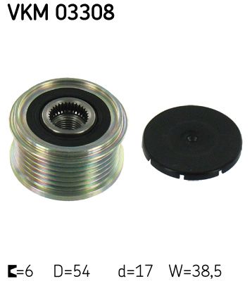 Alternator Freewheel Clutch SKF VKM 03308