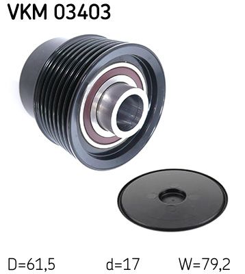 Alternator Freewheel Clutch SKF VKM 03403
