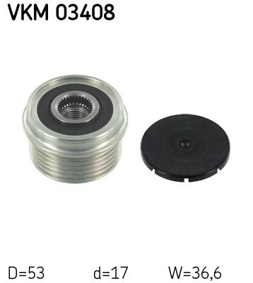 SKF VKM 03408 Alternator Freewheel Clutch