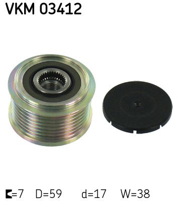SKF VKM 03412 Alternator Freewheel Clutch