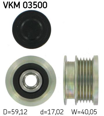SKF VKM 03500 Alternator Freewheel Clutch