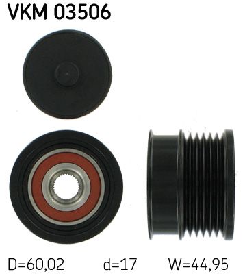 Alternator Freewheel Clutch SKF VKM 03506