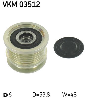 Alternator Freewheel Clutch SKF VKM 03512