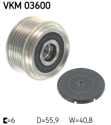 Alternator Freewheel Clutch SKF VKM 03600
