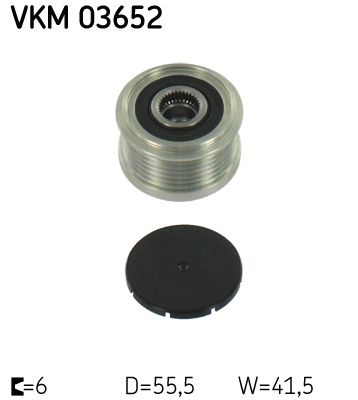 SKF VKM 03652 Alternator Freewheel Clutch