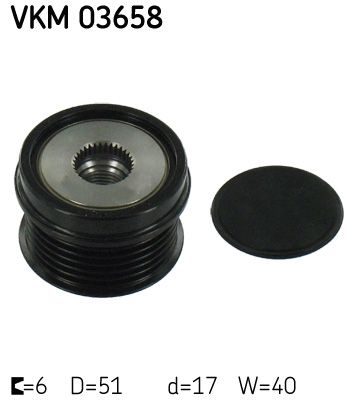 Alternator Freewheel Clutch SKF VKM 03658
