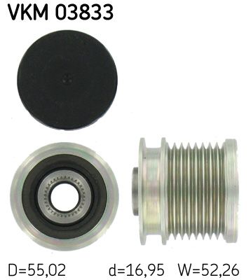 Alternator Freewheel Clutch SKF VKM 03833