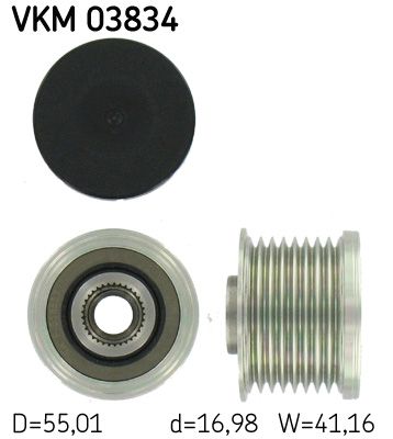 Alternator Freewheel Clutch SKF VKM 03834