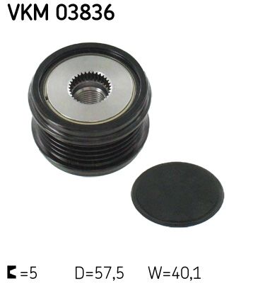 SKF VKM 03836 Alternator Freewheel Clutch