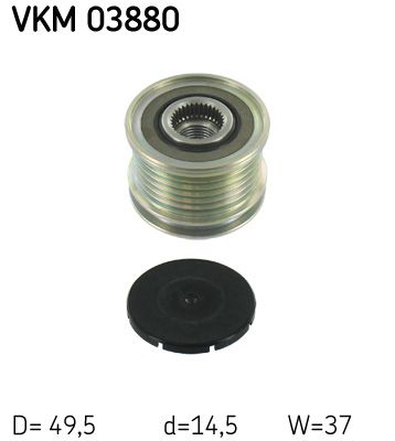 Alternator Freewheel Clutch SKF VKM 03880
