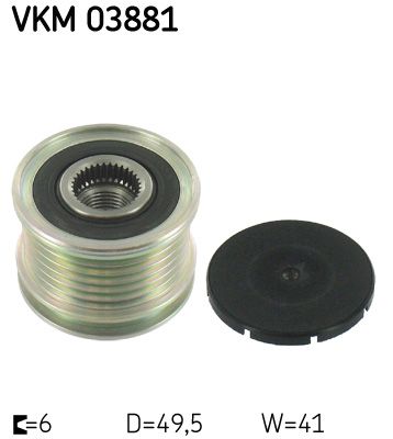 Alternator Freewheel Clutch SKF VKM 03881