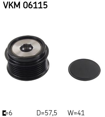 SKF VKM 06115 Alternator Freewheel Clutch