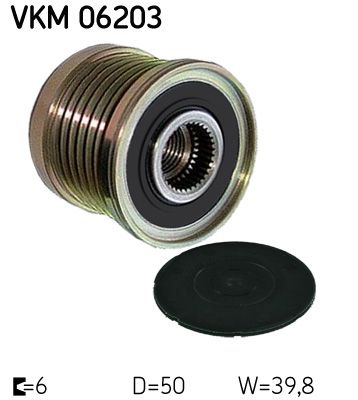 Alternator Freewheel Clutch SKF VKM 06203