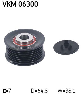Alternator Freewheel Clutch SKF VKM 06300