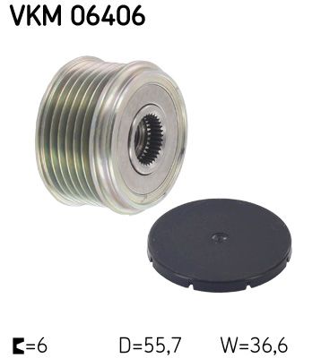 SKF VKM 06406 Alternator Freewheel Clutch
