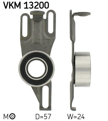 Tensioner Pulley, timing belt SKF VKM 13200